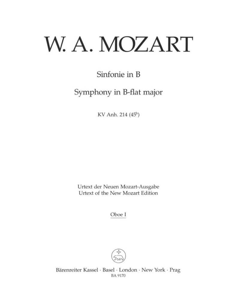 Symphony in Bb Major No. 55